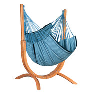 La Siesta Udine Organic Blue Zebra - Függőfotel állvánnyal